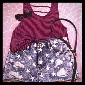 Forever 21 high-waisted denim shorts